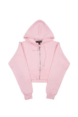 H-79 Soft Blush Zip Hoodie