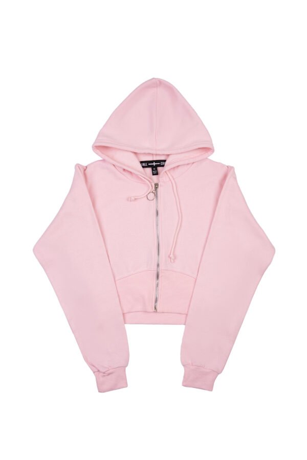 H-79 Soft Blush Zip Hoodie