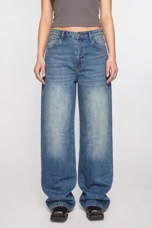 J94 Stone Wash — Wide Leg Denim