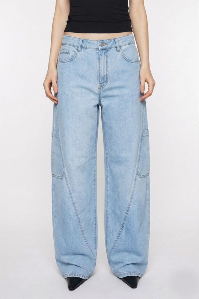 J95 Ice Cargo — Wide Leg Denim