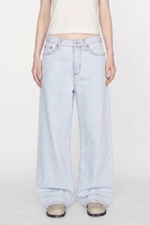 J100 Pale Wide — Bleached Denim