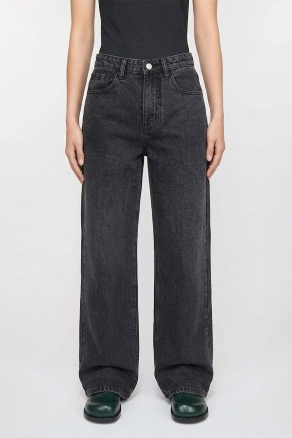 J105 Carbon Wide — Washed Black Denim